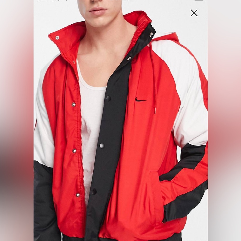 Nike Force DNA Basketball Red Hoodies Zip Up Jacket Men’s Size L - NWT $120
